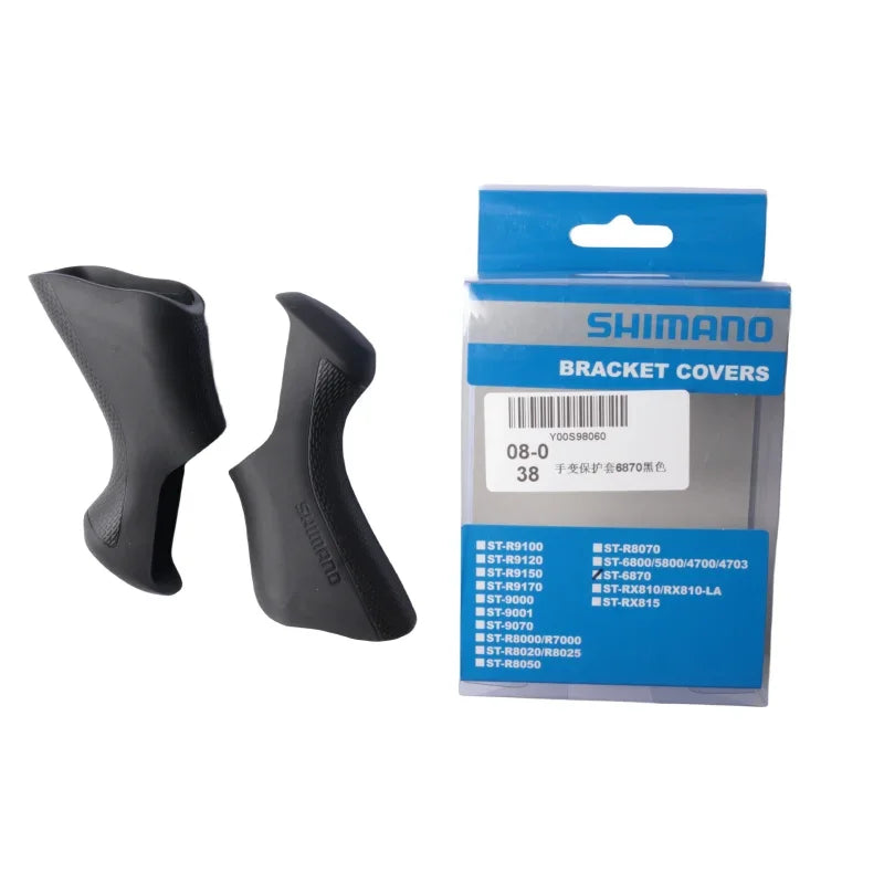 Shimano ST 5800 6800 6870 9000 A070 Ultegra Di2 STI BRAKE LEVER Black HOODS-1 PAIR bracket covers