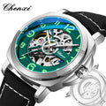 CHENXI Original Skeleton Mechanical Man Watches Luxury Men's Automatic Watch	Leather Strap Fashion Business Wristwatch Gift