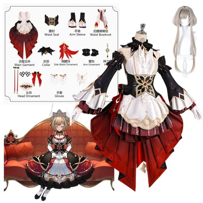 Game Genshin Impact Sandrone Cosplay Costume Uniform | SAMAG