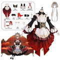 Game Genshin Impact Sandrone Cosplay Costume Uniform Accessories Outfit Wig for Women Halloween Anime Party Carnival Suit