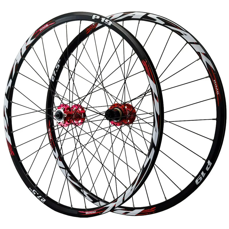 MTB bicycle wheels mountain bike wheel front2 rear4 bearing 26/27.5/29inch HG MS XD Six Hole Disc Brake QR100 135alloy hub thru