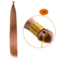 Synthetic Long Straight Silky Bulk Hair Extensions 28 Inch High Temperature Hair Bundles Extension 150g one Pack for Women Girls