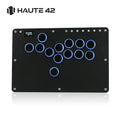 Haute42 T16 Black Stickless Hitbox Controller Leverless Arcade Fightstick For PC/PS4/PS5/Switch Fighting Game Hitbox Leverless