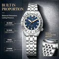CADISEN Automatic Mechanical Wristwatch Man Meteorite Dial Business Casual 100M Waterproof 8215 MIYOTA Stainless Steel Men Watch