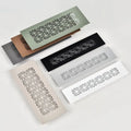 Aluminum Alloy Vents Cover Rectangle Louver Ventilator Grille Cover Breathable Mesh 50/80mm Wide Air Vent Decor