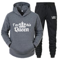 Lover Tracksuit Hoodies Printing QUEEN KING Couple | SAMAG