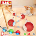 New Cat Interactive Ball Toy Automatic Rolling Ball Faux Tail Rechargeable Smart Pet Electric Toy Dog Cat Training Imitate Mouse