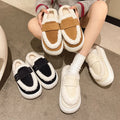 Winter Fluffy Women's Slippers Home Fuzzy Fur Luxury Designer Woman Shoes Indoor Flat Plush Elegant Fashion Footwear Soft Sole