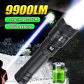 9900LM Powerful LED Flashlight Battery Display USB | SAMAG