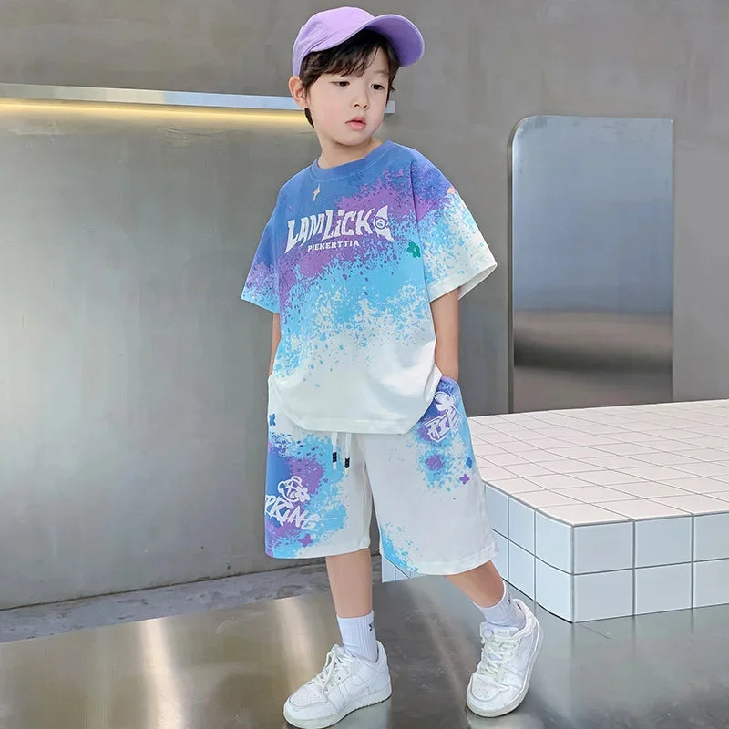 Boys Sports Suit Summer Basketball Sets New Children's - View 6 | SAMAG