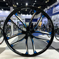 24/2627.5" MTB Wheelset: Thread-on Freewheel Hub, One-Piece Magnesium Alloy Rims, Bearing Disc Brake, Variable Speed.