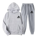 Popular autumn and winter hooded sweatshirt+jogging pants set suitable for both men and women in sports and - View 16 | SAMAG