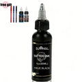SUANGL 60ml Black Tattoo Ink Professional Tattoo Oil Ink Good Light Transmission Finely Ground Easy Shading Black Tattoo