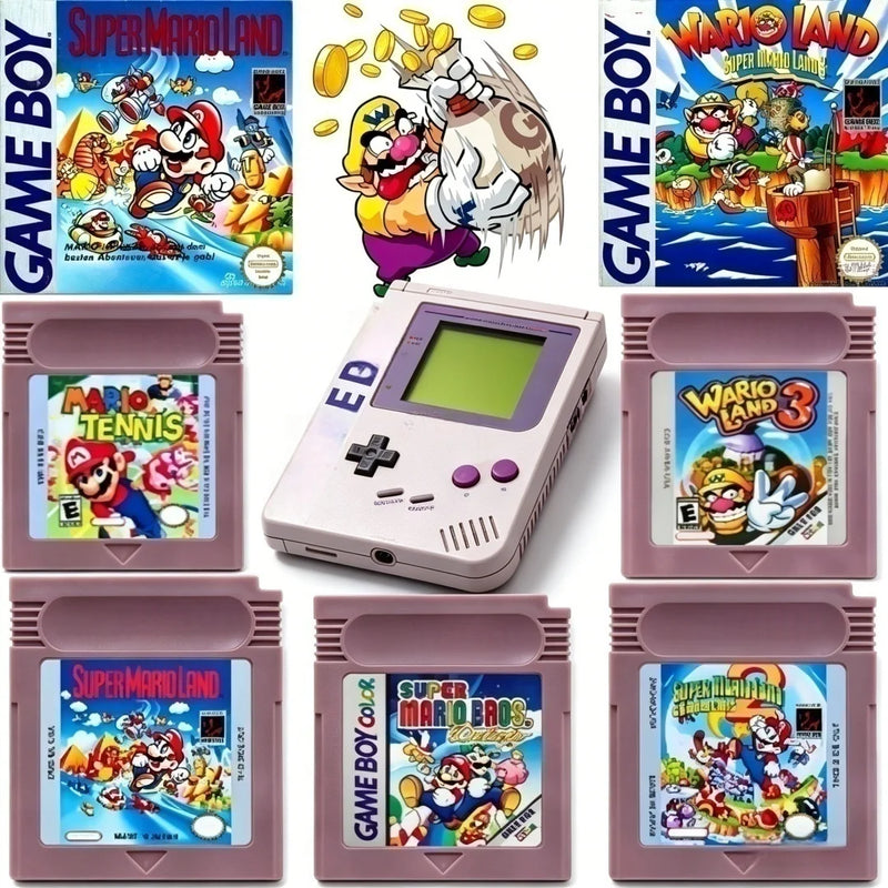 New GBC 16 Bit Game Video Game Cartridge Console16 Bit Game Card Wario Land Donkey Kong Wario Land 2 Yoshi for GBC/GBA Mario