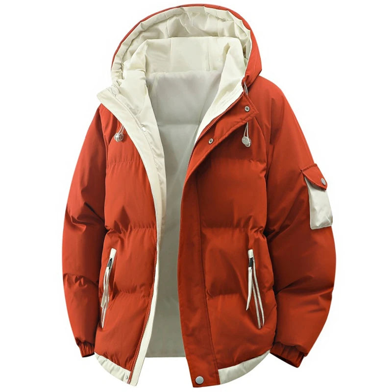 Men's Jacket Stand Collar mens Parka Winter New down jacket fleece Warm Jackets men business leisure coat baseball coats 8855