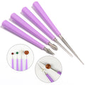 Diamond Reaming Needle Drill Grinding Shaped File DIY Enlargement Bead Hole Reamer Pearls Crystals Jewelry Jades Processing Tool
