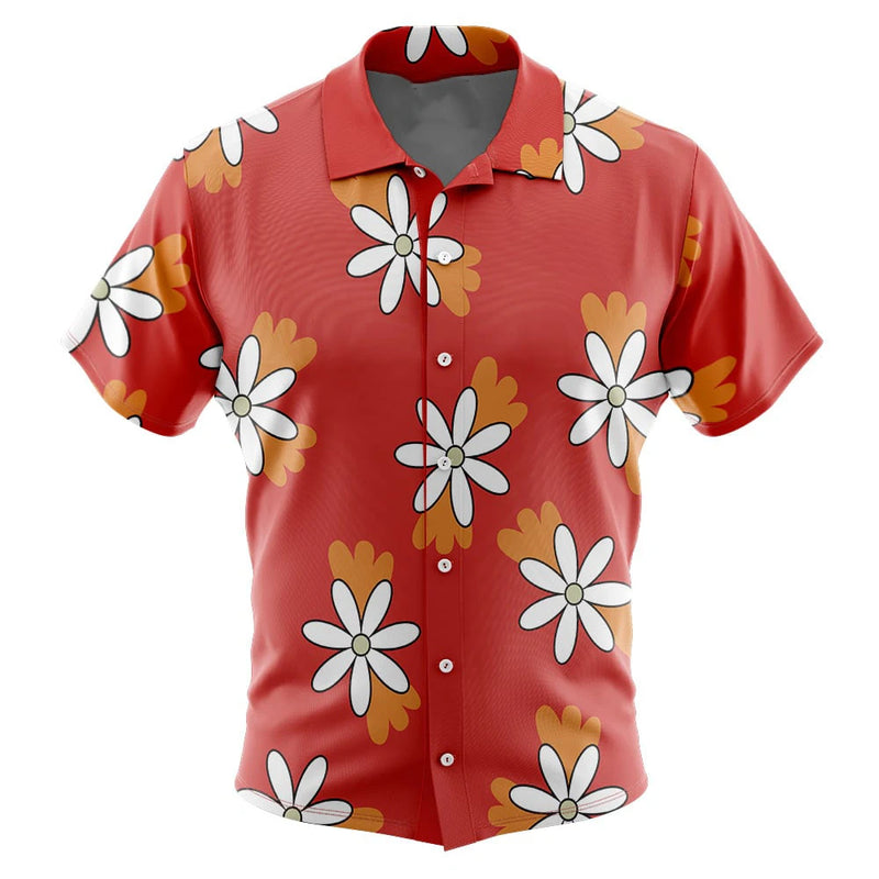 Hawaiian Men's Shirt Clothing Sunflower 3D Print Cosplay | SAMAG