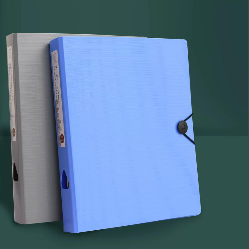 Office Supplies 2/3/4-Ring Binder A4 Folder For Documents Paper File Organizer A4 Binder Folder