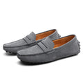 Men's Suede Leather Penny Loafers Casual Driving Moccasins Slip-On Boat Shoes Plus Big Sizes 49 50 51 52 53