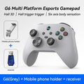 G6 wireless mobile game controller with Hall trigger and Hall joystick supporting switch/pc/android/IOS