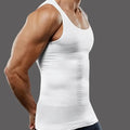 Men's Slimming Compression Shirt Body Shaper Layer Tank Top for Hiding Moobs Comfortable Shaping Underwear