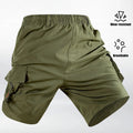Paris Printed Casual Work Shorts Men's Multi-pocket Loose | SAMAG