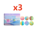 Bath Salt Lasting Fragrance Aromatherapy Floral Scent Exfoliating Moisture Body Wash Cleansing Spa Salt Ball Bubble Bombs Shower