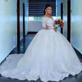 Customized Plus Size Lace Wedding Dresses Bridal Gowns | SAMAG