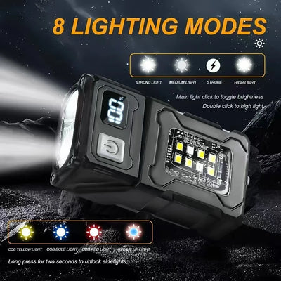 Flashlight Powerful Self Defense Weapon Rechargeable | SAMAG
