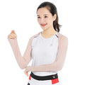 Oversized Integrated Shoulder Ice Sleeves Sun Protection Fake Arm Cover Shawl Unisex Summer Outdoor Cooling Breathable Stretchy