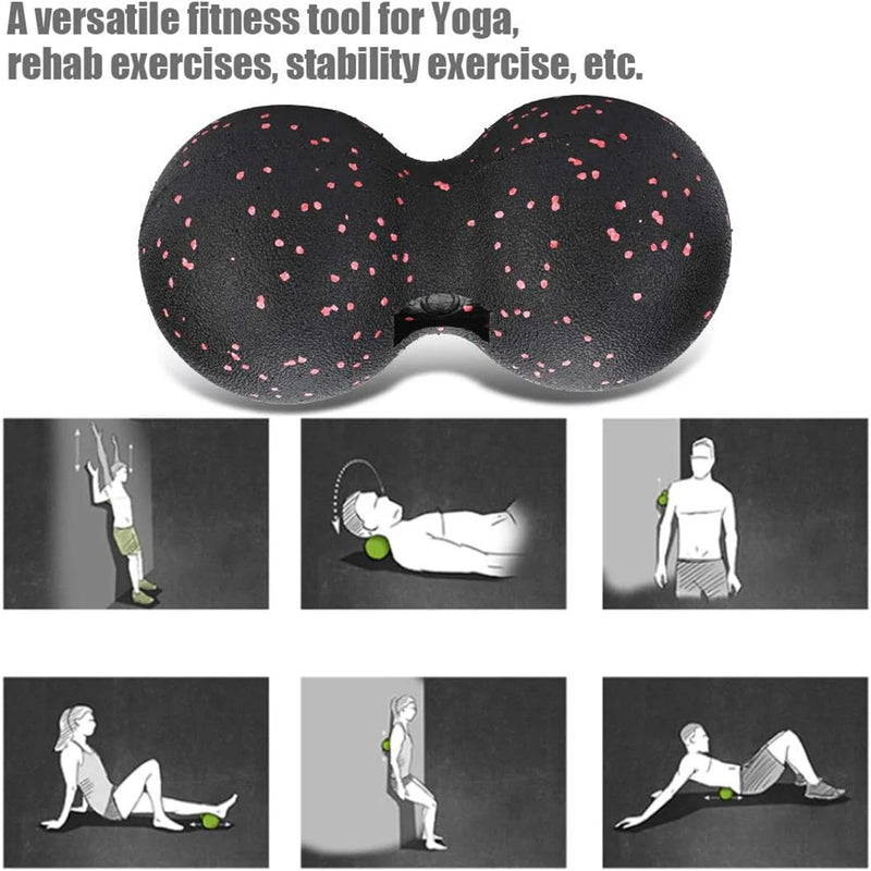 8cm EPP Peanut Balls Body Massage Fascia Ball High Density Muscle Relaxation Lacrosse Fitness Yoga Myofascia Ball Relieve Pain