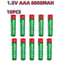 NEW 8800mAh Rechargeable Battery AAA  Alkalinity Battery 1.5 V AAA Battery for Clocks Mice Computers Toys So on