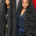250% Density 13x6 Hd Transparent Jerry Curly Lace Front Wig Brazilian Lace Frontal Wig 13x4 Pre Plucked Lace Human Hair Wigs