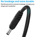 WiFi Power Bank Cable - USB to DC 5V/12V Boost Converter Cord for Router/Modem/Speaker, Portable Charging Adapter