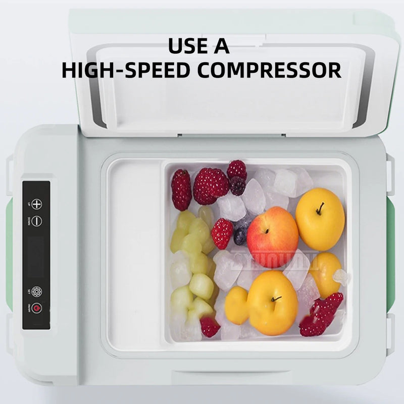 Outdoor Compressor Refrigerator Large Capacity Refrigerateur Portable Dual-Use for Car Home Congeladores Horizontal Pequeño