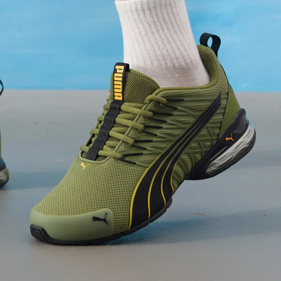 PUMA Men's Summer Olive Green Voltaic Evo Cushioned | SAMAG