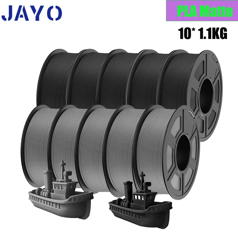 JAYO pla plus petg High speed matte PETG APLA 10Rolls  filament 175mm no bubbles smooth multiple colors optional for 3D printing
