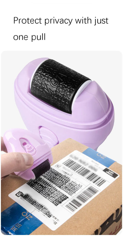 Theft Protection Roller Stamp Envelope Opener and Identity Theft Prevention Security Stamp