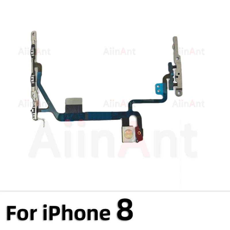 AiinAnt Power Volume Buttos Flash Light Power Flex Cable For iPhone 11 Pro X XR Xs Max SE 7 8 Plus SE 2 3 2020 2022 Phone Pars