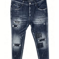 6060 Four Seasons New Men's Washed Ripped Patch Old | SAMAG