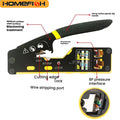 6088 Through-Hole Wire Crimper 8P6P Dual-Use Pliers for RJ45 Punch-Down RJ45 Crystal Head