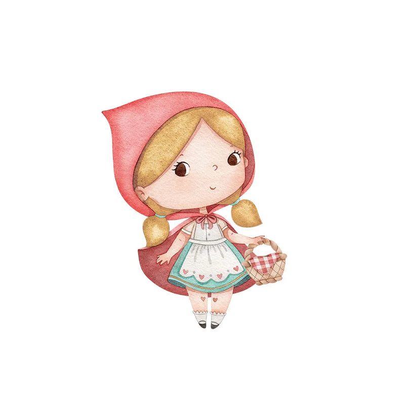 Cutouts Foam Board Kt Board Little Red Riding Hood Backdrop Photo Props Background Baby Shower Prop Birthday Party Decor