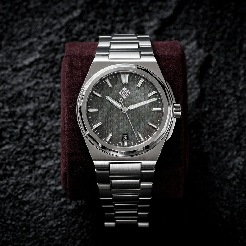 IX&DAO 2026 New 37mm Warrior Men's Automatic Mechanical Watch PT5000 Movement Sapphire Stainless Steel Waterproof 10Bar BGW9