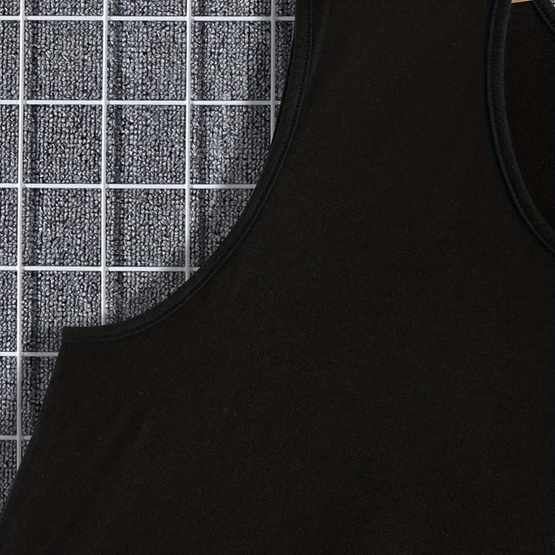 Men's Vest Short-Sleeved T-Shirt - Modern T-Shirt White Milano Italy Print Casual Wear