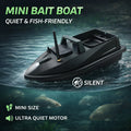 MBLN Mini Bait Boat 500m Remote Control, Ultra-Quiet Dual | SAMAG