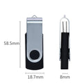 Флешка USB 32GB Flash Drive 16 Giga Memory Stick Metal Jump Swivel Pendrive Portable 64 128 GB 2.0 Pen - Visuel 5 | SAMAG