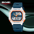 SKMEI 2641 Military Countdown Mens Wristwatches Chrono Alarm Watches Dual-display Digital Watch for Men Waterproof Relojes