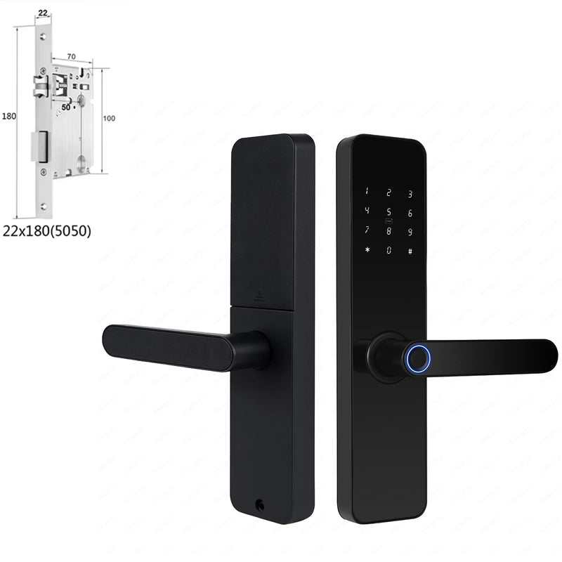 TTLOCK Homestay Smart Door Lock with Electronic Lock for Wooden Door, Home Use, Card Swipe, Bluetooth Lock, IC Cardapartment