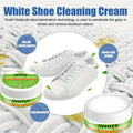 White Shoe Cleaning Cream, Stain Removal and Whitening - No Water Scrubbing, Removes Yellowing. Suitable for Multiple Materials,