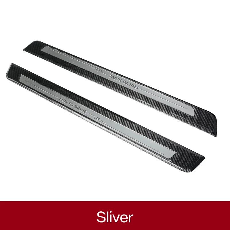 2PCS Car Door Sill Plate Protectors Anti-Scratch Waterproof Car Door Sills Scratch Protection For GR86 BRZ 2025 2024 Accessories